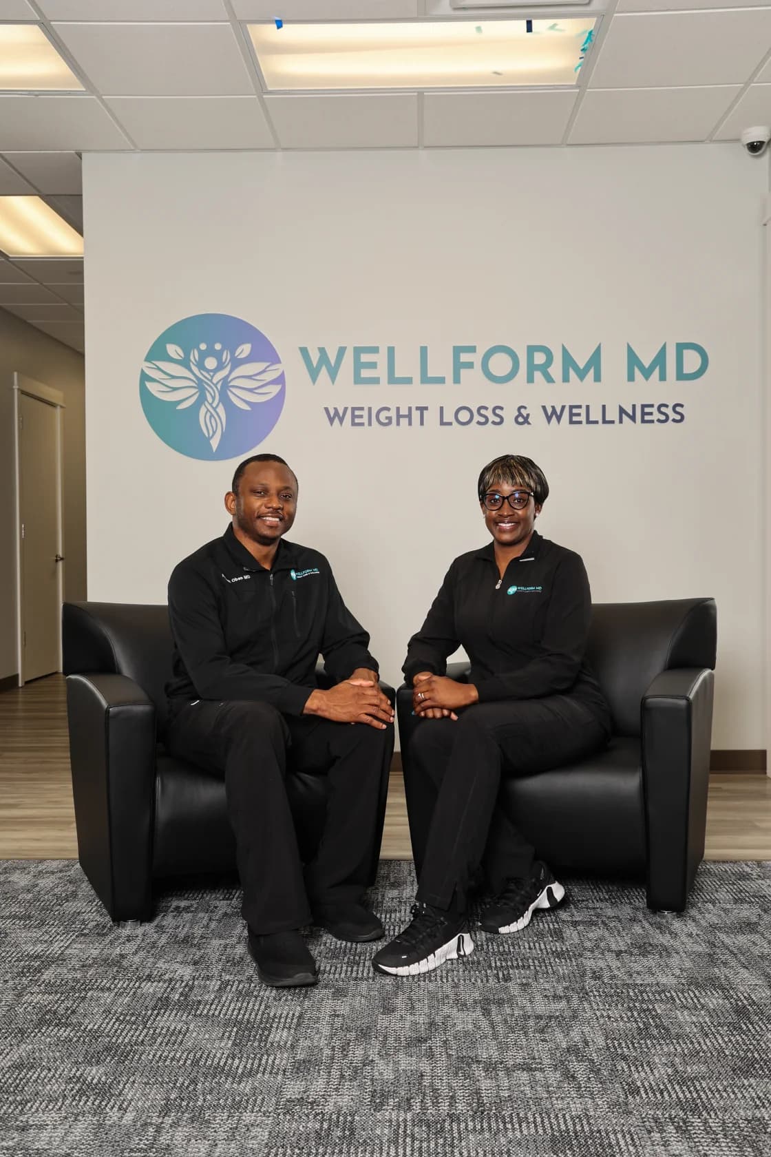 Dr. Patrick Oben and Maayuk Oben at WellForm MD in Ankeny