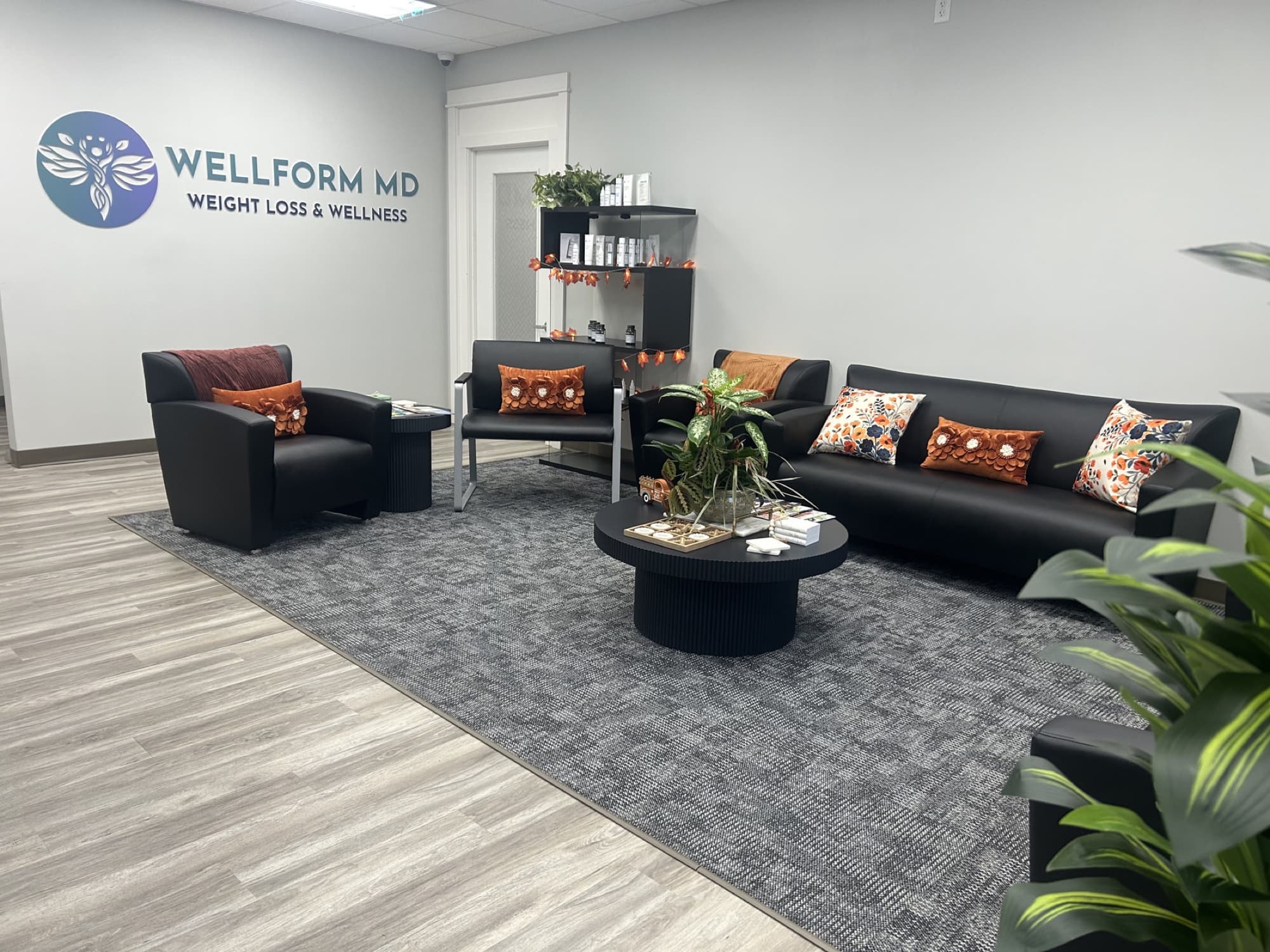 WellForm MD lobby in Ankeny, where in-person follow-up visits begin
